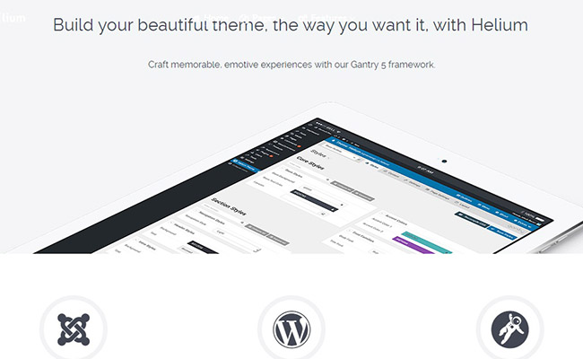 Helium Template Demo  Gantry 5 Framework